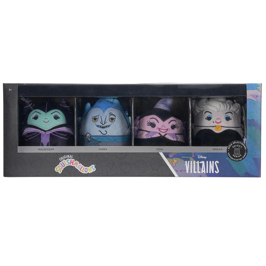Squishmallows  Select Series Disney Villains 4-Pack