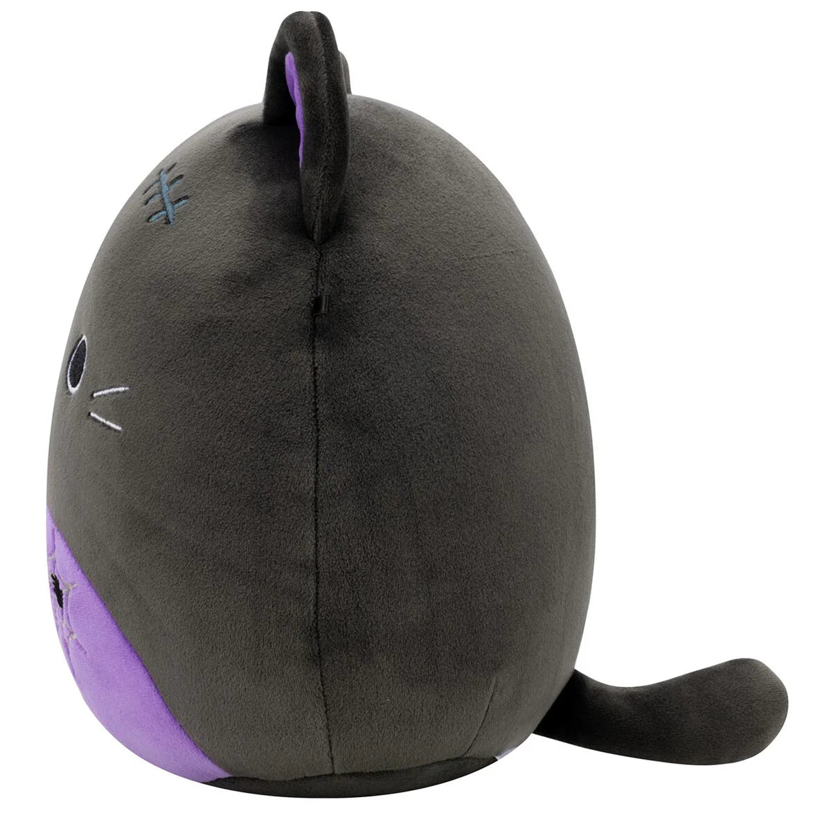 Squishmallows Halloween Autumn the Black Cat with Purple Belly