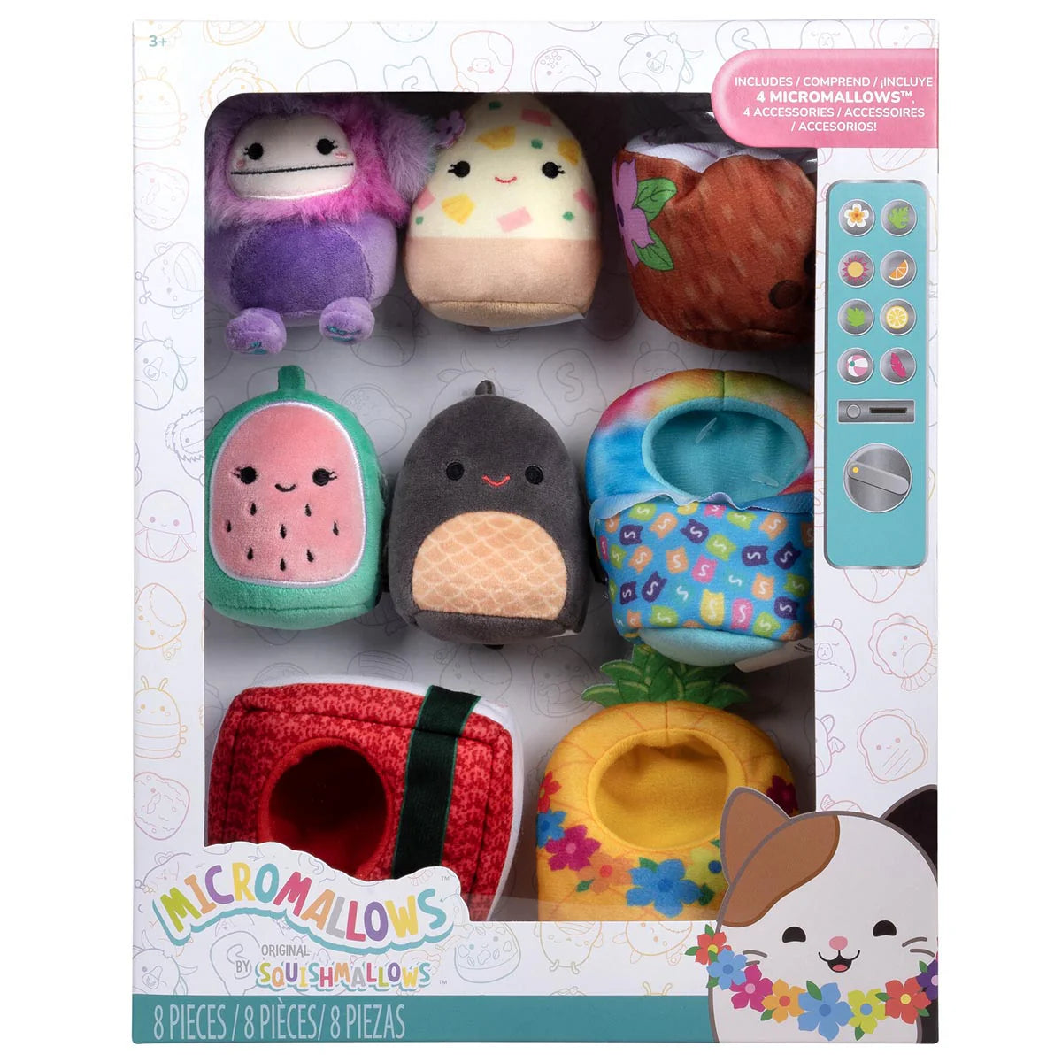 Squishmallows Micromallows Island Snack Machine Deluxe Accessory Set