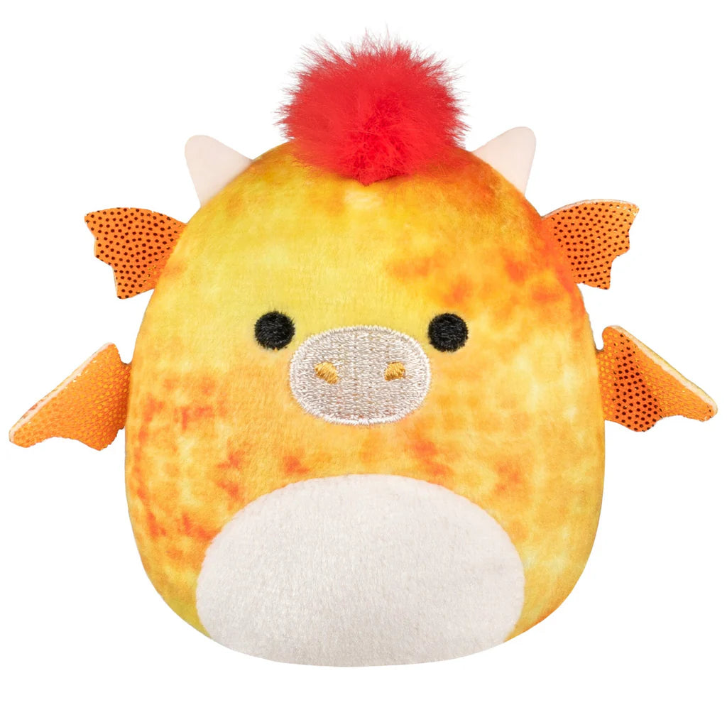 Squishmallows Micromallows 5-Pack - Howland Bull, Dieric Dragon, Azizbek Onion, Cyril Capybara, Illia Sriracha