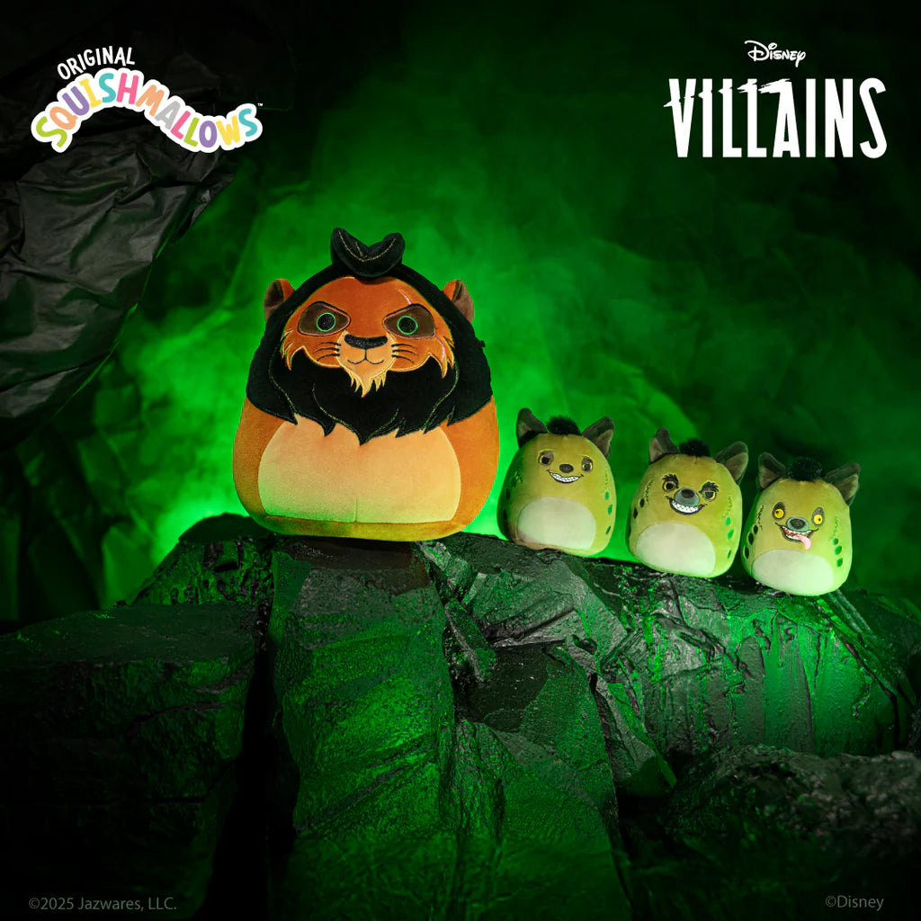 Squishmallows Disney The Lion King Villains 4-Pack