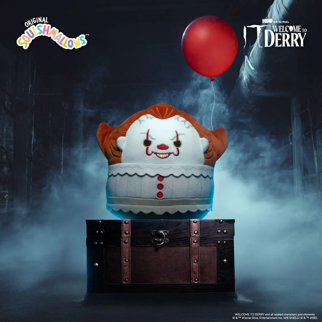 Squishmallows Warner Bros Pennywise from IT Welcome to Derry
