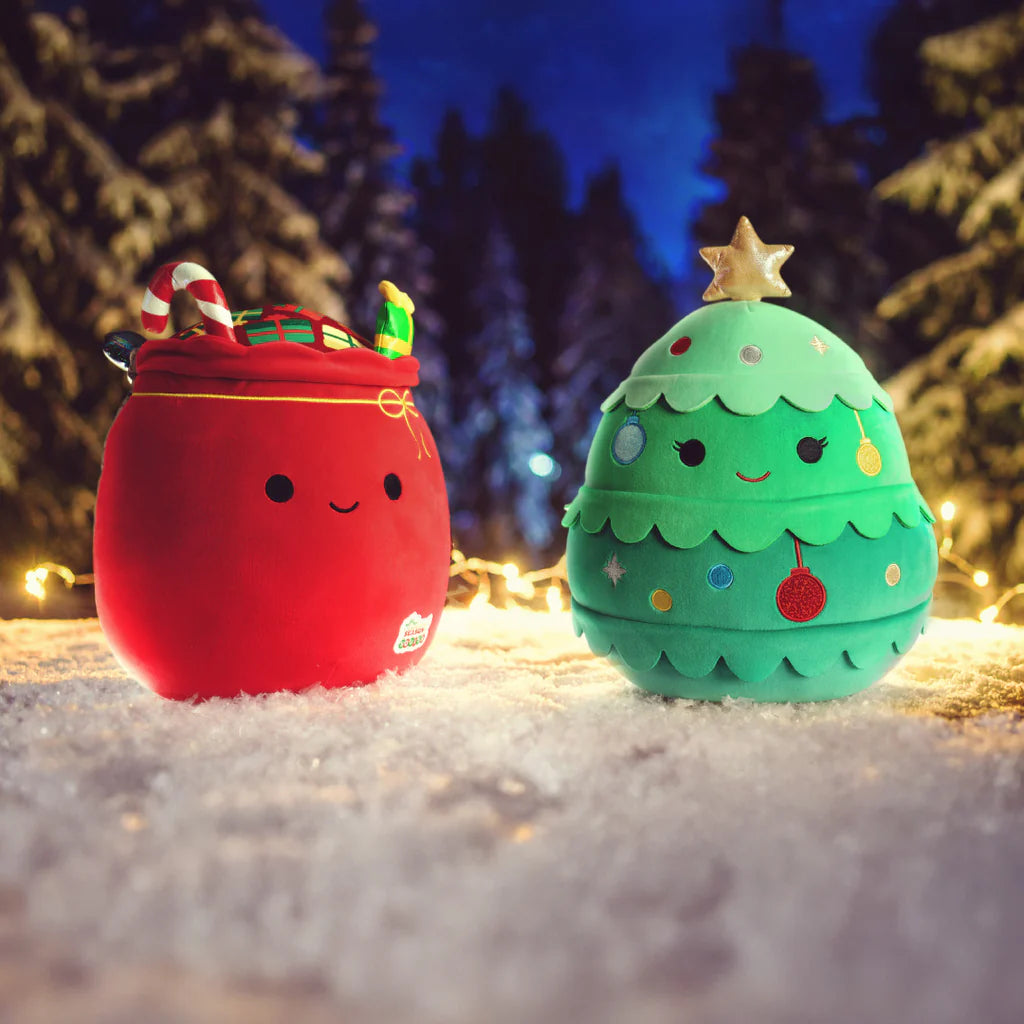 Squishmallows Christmas Tree and Gift Sack Bundle