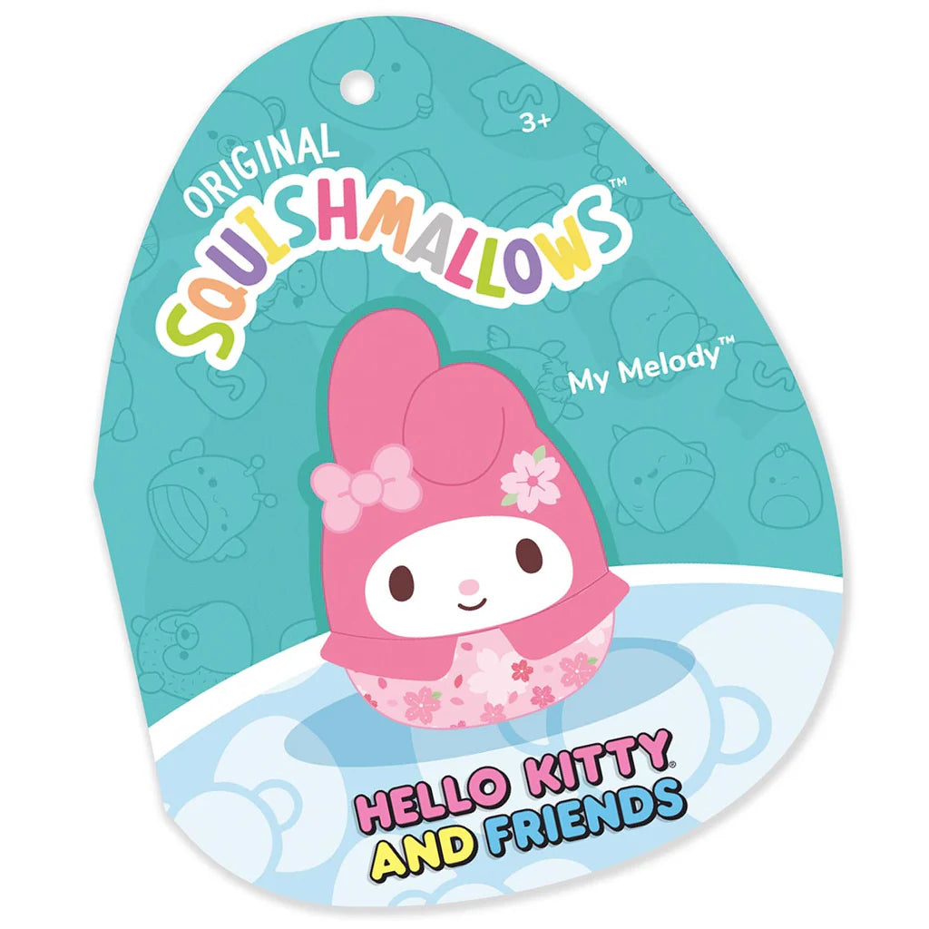 Squishmallows Hello Kitty and Friends My Melody Floral Print