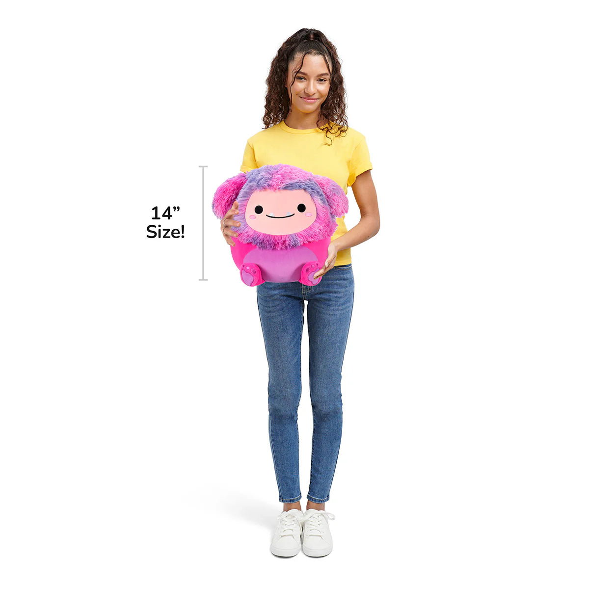 Squishmallows  - Woxie the Magenta Bigfoot