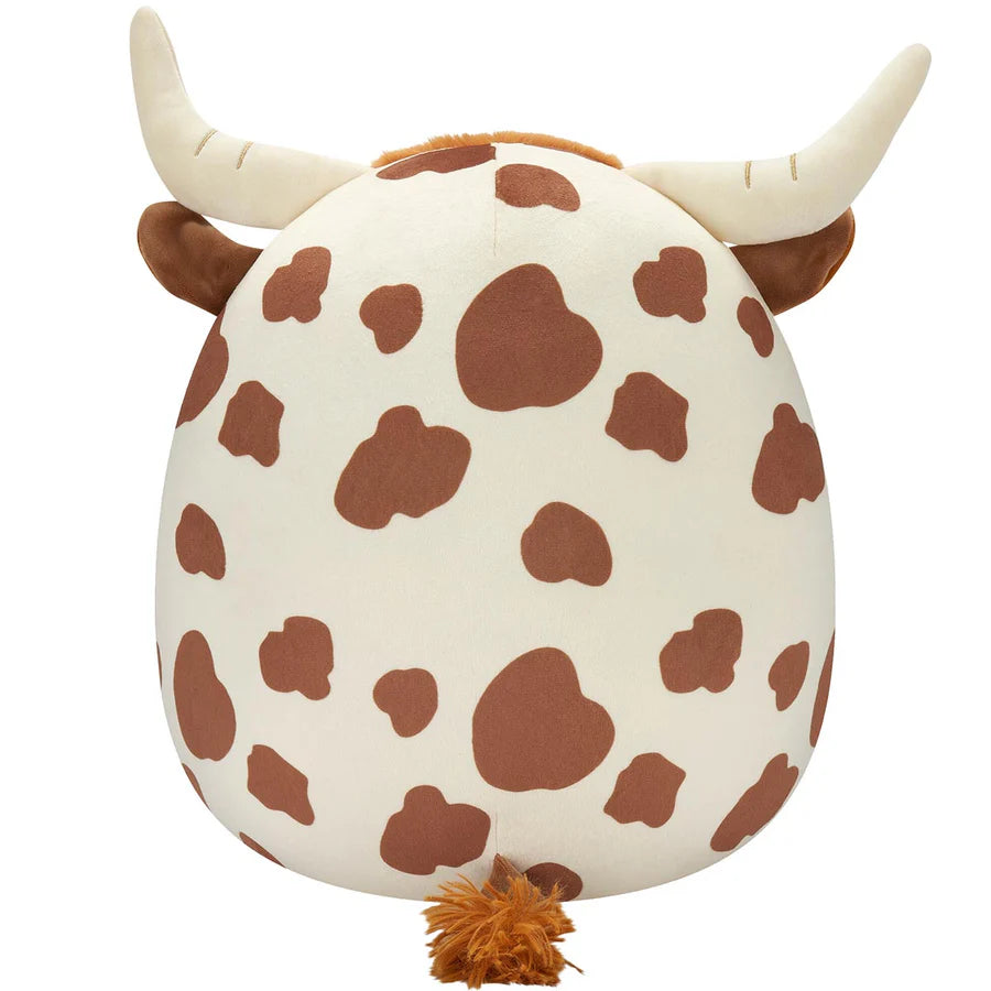 Squishmallows  -  Alonzo the Brown Spotted Highland Cow