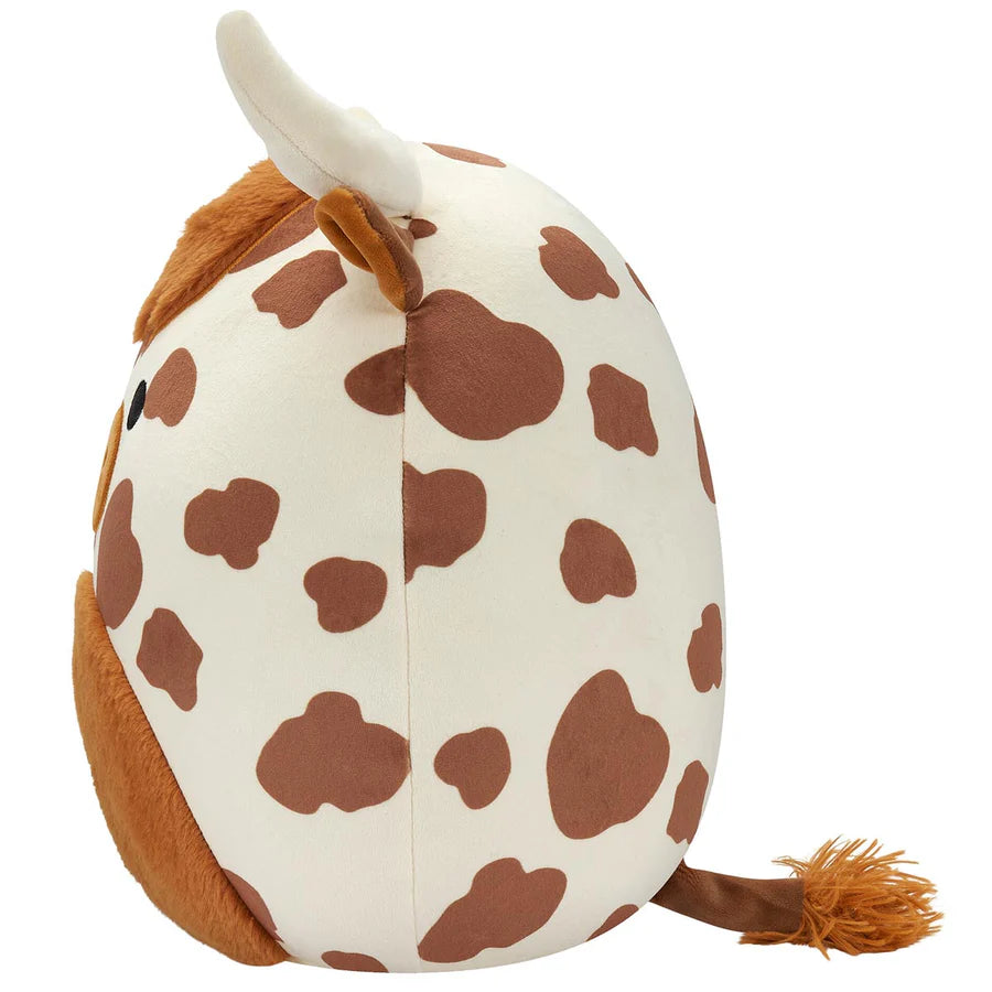 Squishmallows  -  Alonzo the Brown Spotted Highland Cow