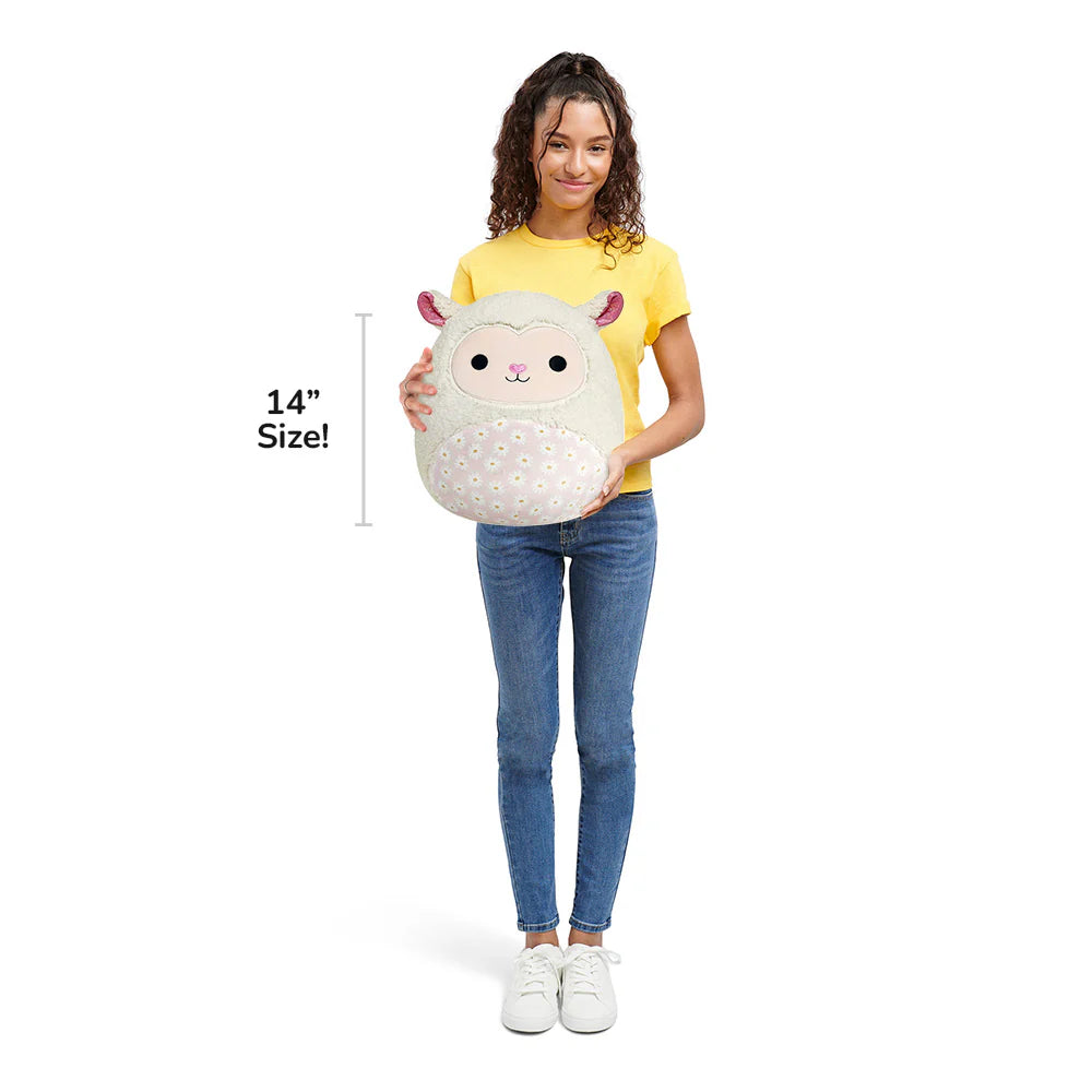 Squishmallows  - Sophie the Cream Lamb with Daisy Flower Belly