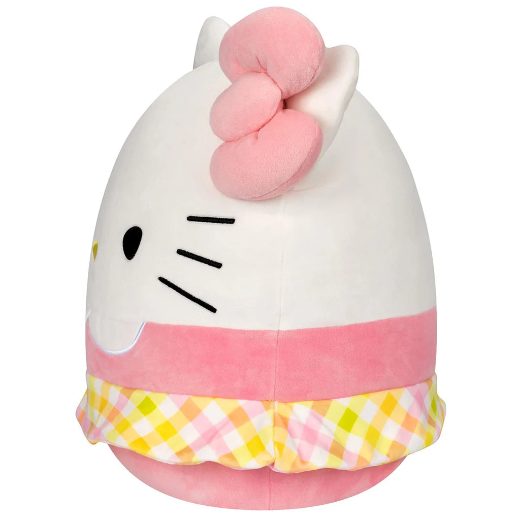 Squishmallows Hello Kitty and Friends Hello Kitty Wearing Gingham Skirt