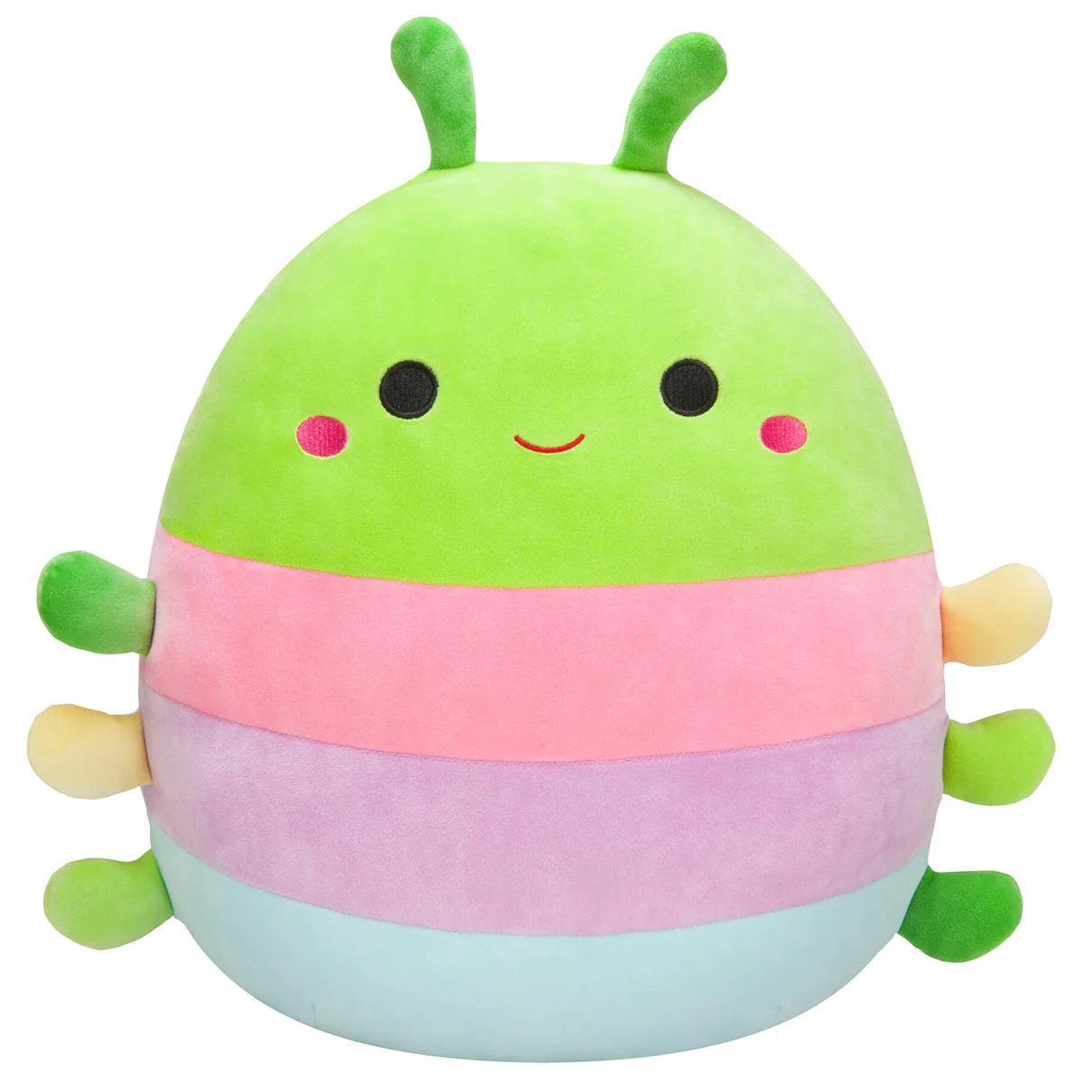 Squishmallows  - Rutabaga the Caterpillar with Multicolored Stripes