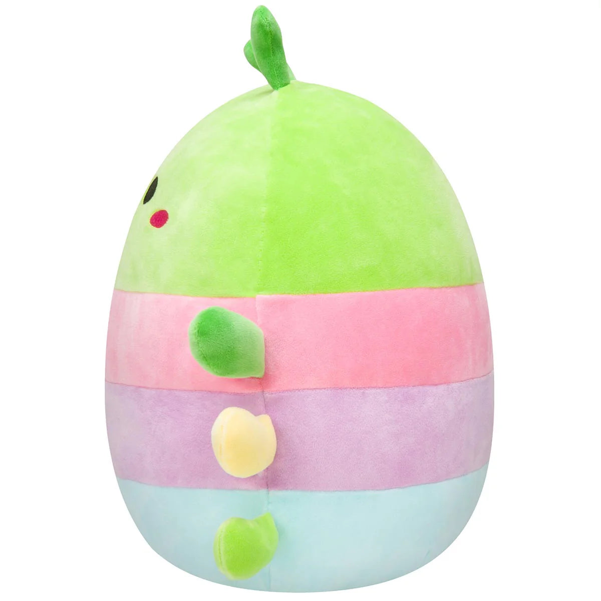 Squishmallows  - Rutabaga the Caterpillar with Multicolored Stripes