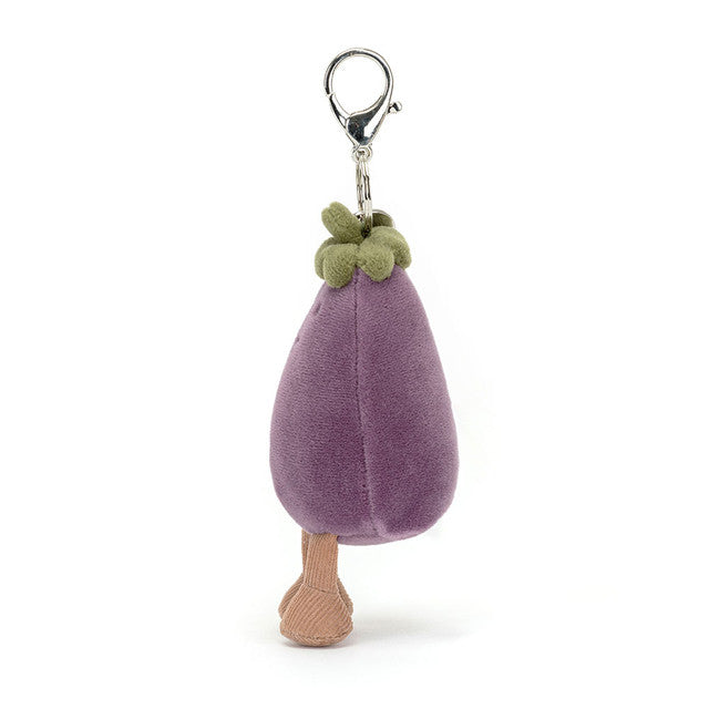 Jellycat Amuseables Aubergine Bag Charm