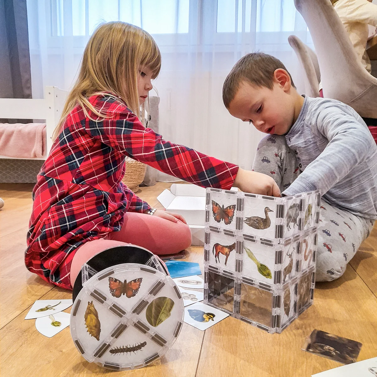 Jeu de construction magnétique COLORMAG CLEAR