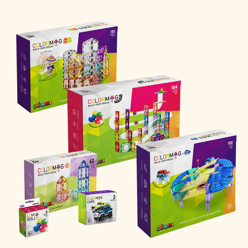 Jeu de construction magnétique COLORMAG City Maxi