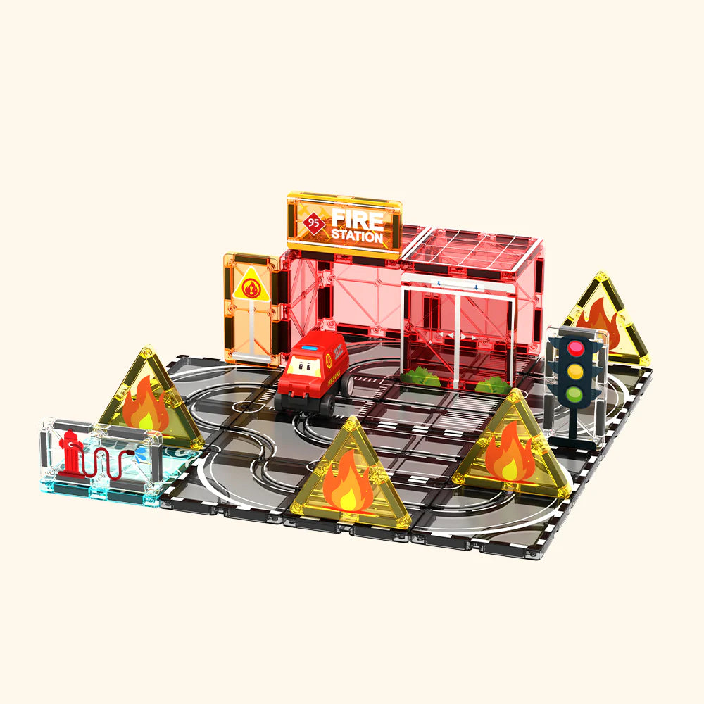 Magnetic Building Set COLORMAG City