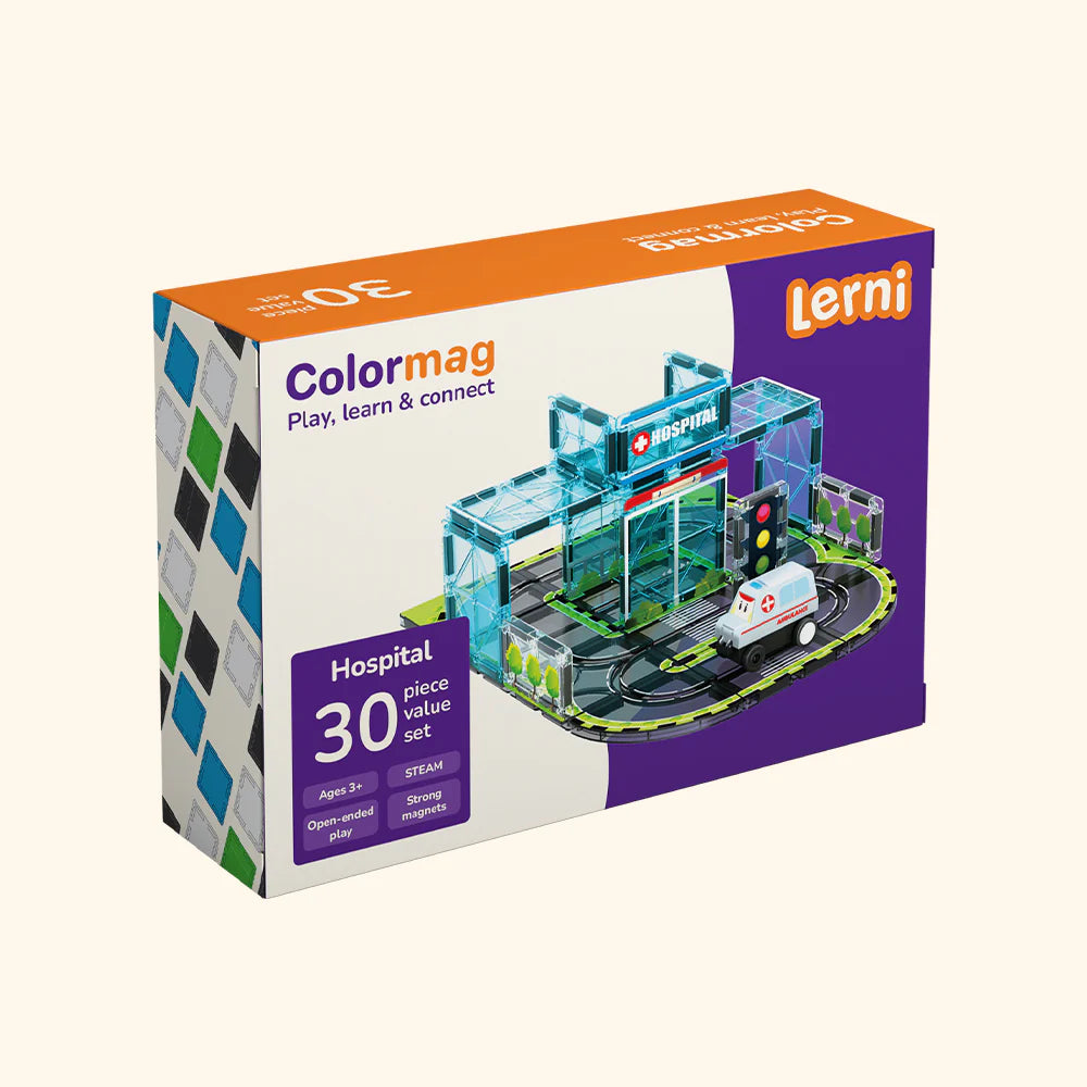 Jeu de construction magnétique Hôpital Colormag