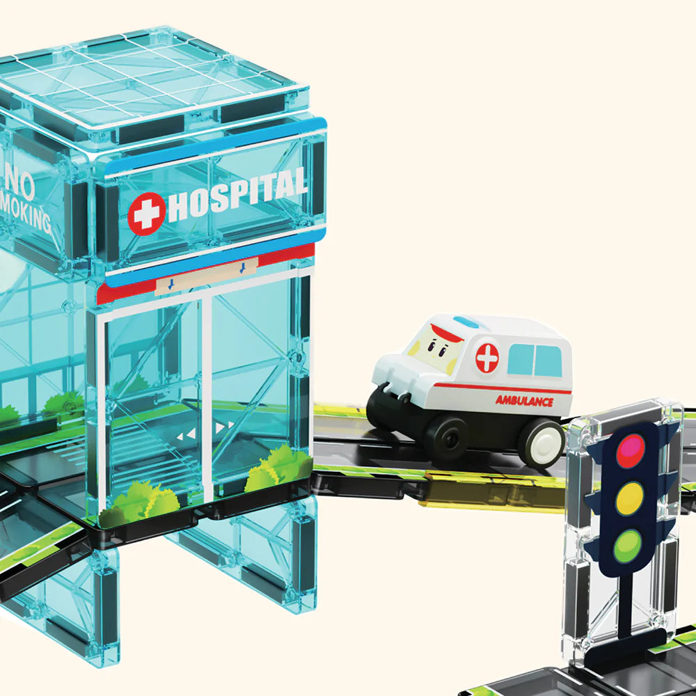 Magnetic Building Set COLORMAG City