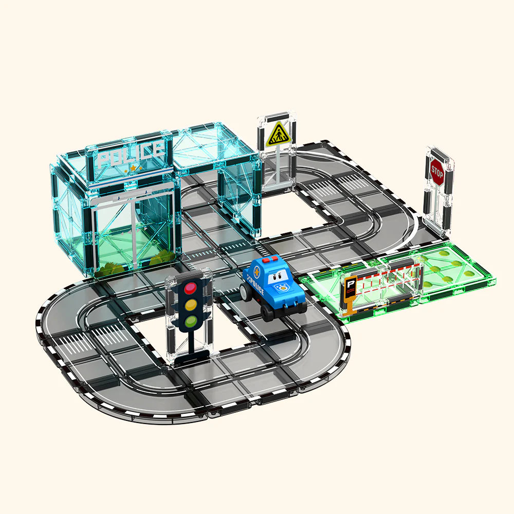 Magnetic Building Set COLORMAG City