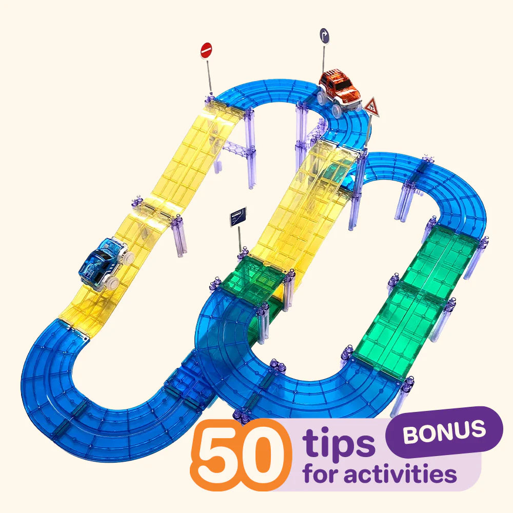 Jeu de construction magnétique COLORMAG Race