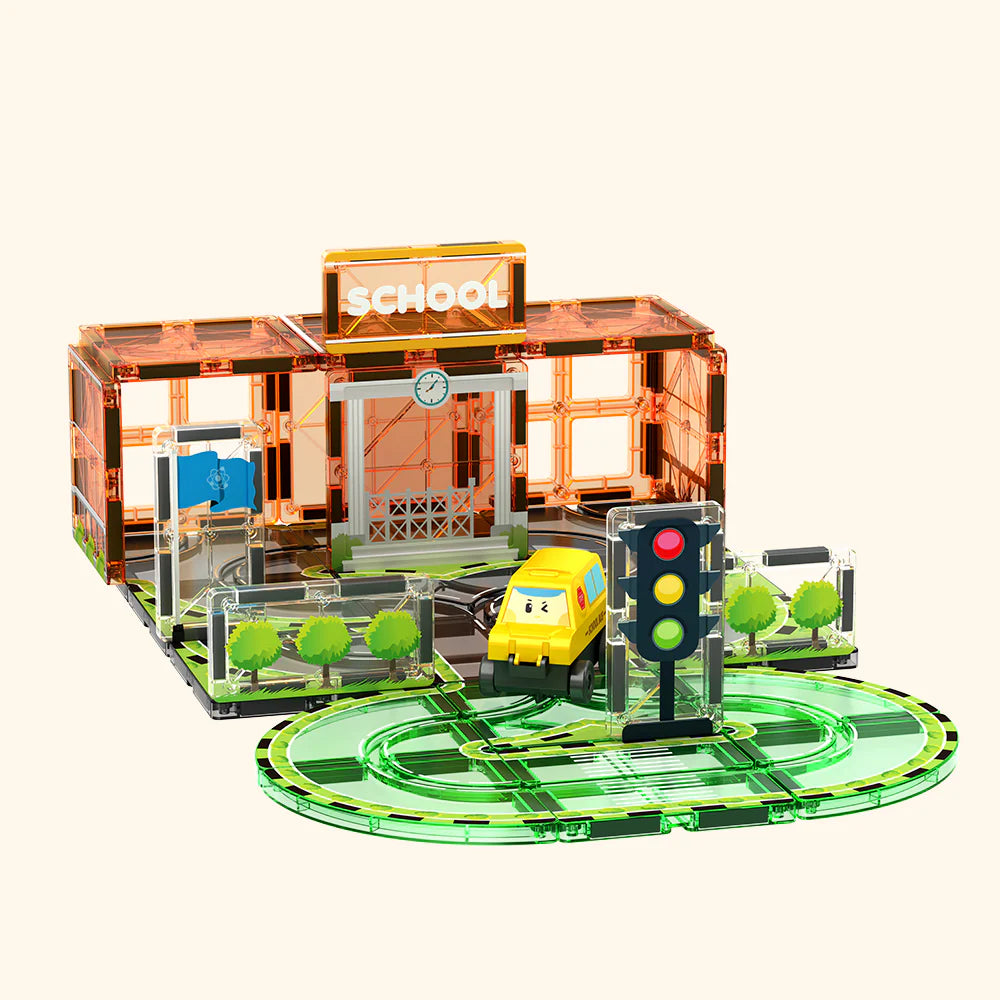 Magnetic Building Set COLORMAG City