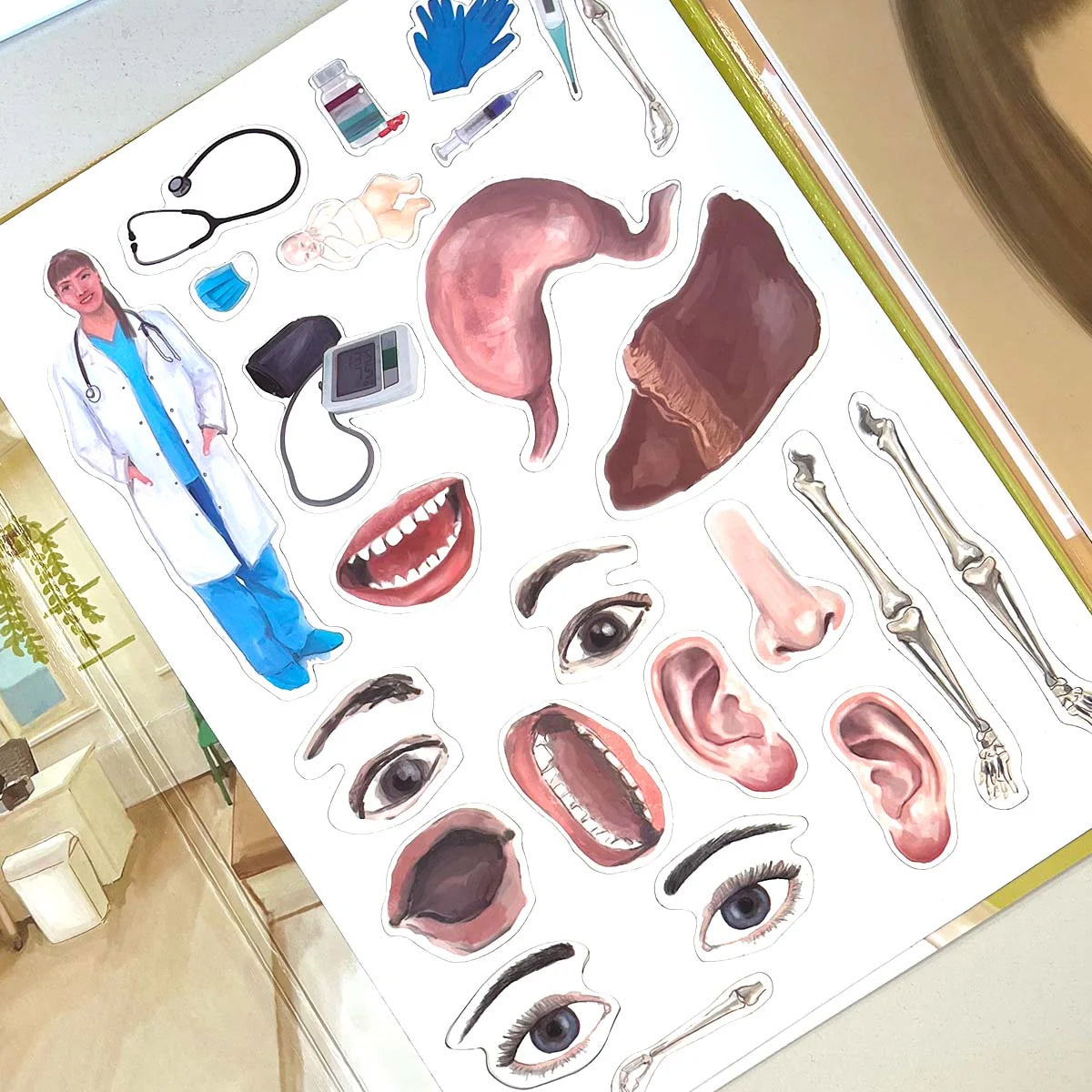 MAGBOOK - magnetic book- Human body