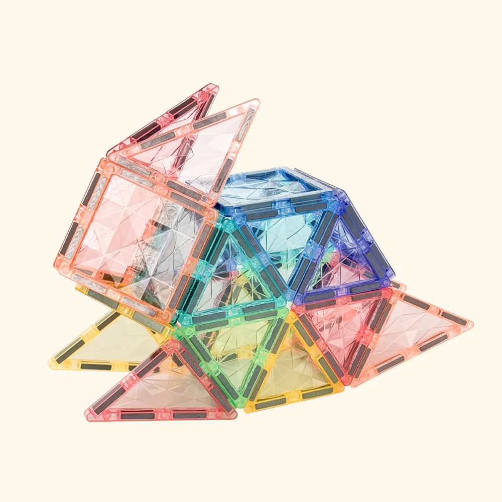 Jeu de construction magnétique COLORMAG 60 – Pastel