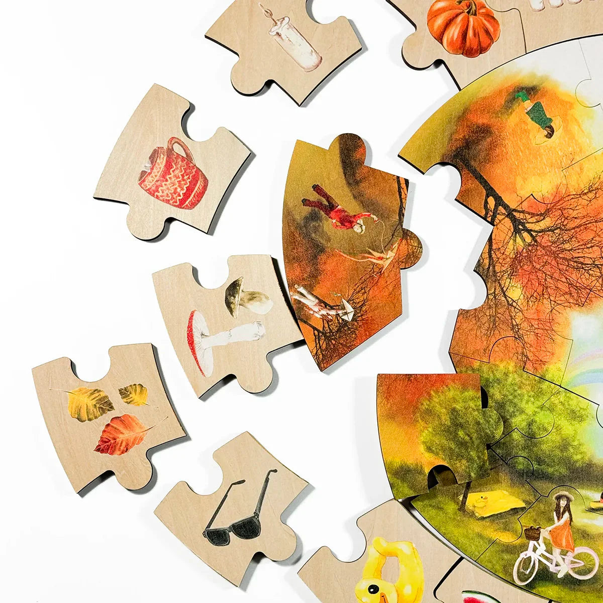 Four seasons Floor Puzzle