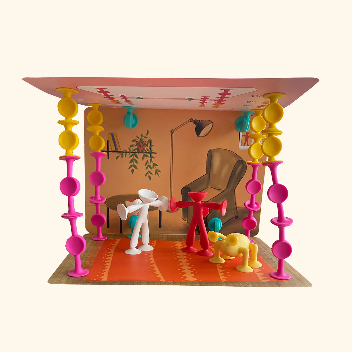 Rainbow Keepers 55 pièces - jeu de construction à ventouse