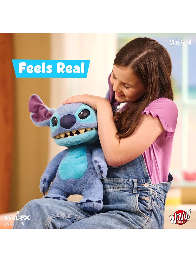 Disney Stitch Puppetronic by RealFX 100+ Sound & Action Combinations NEW