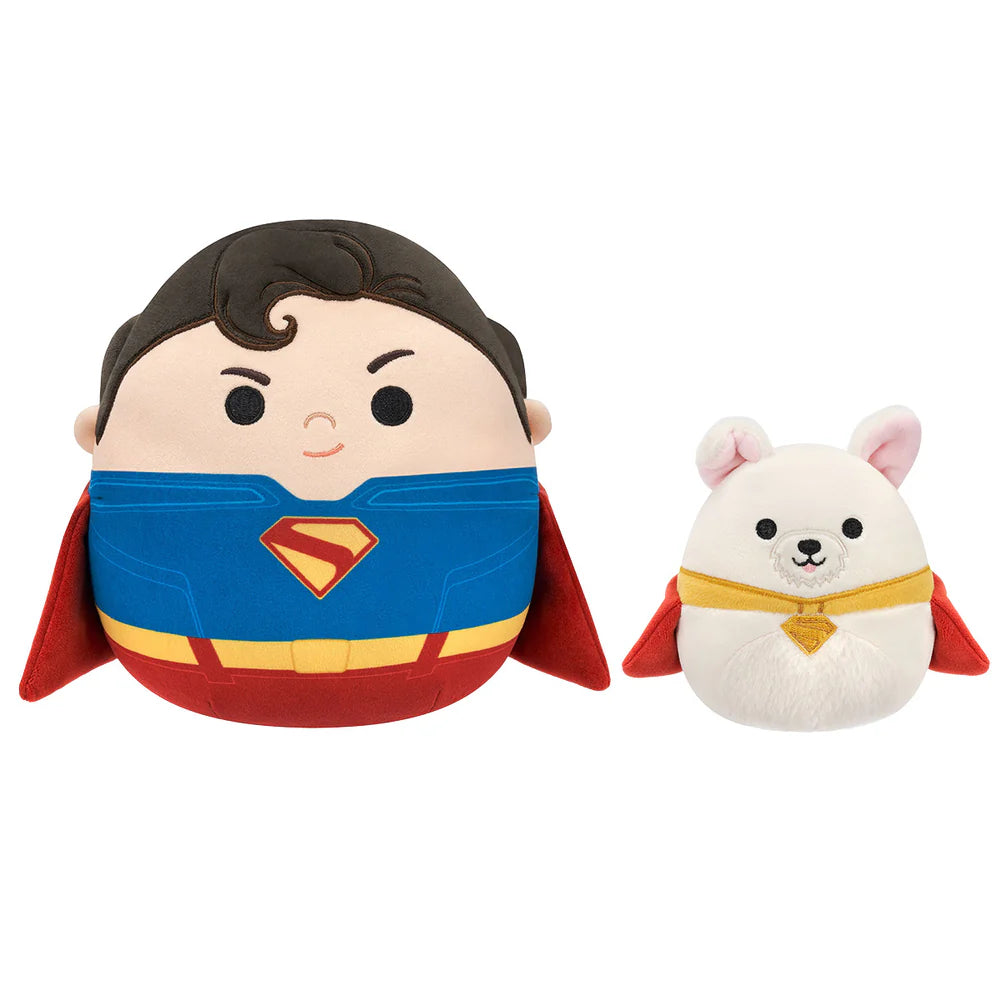 Squishmallows Warner Bros Superman with Krypto