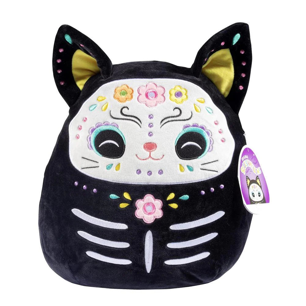 Squishmallows Halloween Zelina Day of the Dead Cat